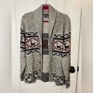 Vintage Dimension by Milford Reindeer Cardigan